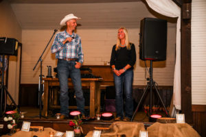 Keith and Brook on stage at Vasculitis Foundation Fundraiser